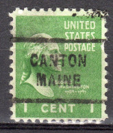 MM-442; USA Precancel/Vorausentwertung/Preo; CANTON (ME), Type 712 - Voorafgestempeld