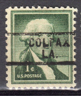 MM-423; USA Precancel/Vorausentwertung/Preo; COLFAX (LA), Type 729 - Preobliterati