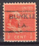 MM-420; USA Precancel/Vorausentwertung/Preo; BUNKIE (LA), Type 490 - Preobliterati