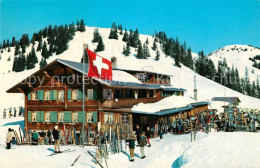 12944151 Hornberg Saanenmoeser Skilift Huehnerspiel Hotel Hornfluh Saanenmoeser - Autres & Non Classés