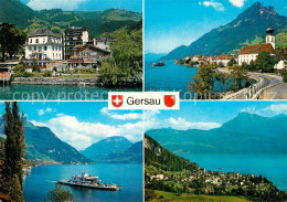 12943820 Gersau Vierwaldstaettersee Teilansichten Gersau - Autres & Non Classés