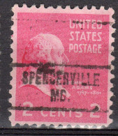 MM-488; USA Precancel/Vorausentwertung/Preo; SPENCERVILLE (MD), Type 734 - Préoblitérés