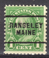 MM-466; USA Precancel/Vorausentwertung/Preo; RANGELEY (ME), Type 703 - Préoblitérés