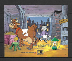 Disney St Vincent Gr 1992 Mrs O'Leary And Her Cow MS MNH - Disney