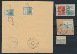 AC-238: FRANCE:  N°149 Obl (3) Sur Fragment (Congres De La Paix:  +150*-150 Obl - Usados