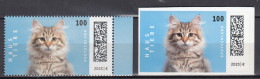 BRD 2023 Mi.3748+3751-SK Als Postfrische** Werte- „Katze“ MNH - Unused Stamps