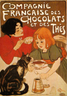 CPM-Affiche Publicité Compagnie Française Des Chocolats Et Des Thés De Théophile-Alexandre Steinlen*TBE - Advertising