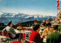 12940560 Pilatus Kulm Hotel Pilatus Terrasse Berner Alpen Pilatus  - Autres & Non Classés