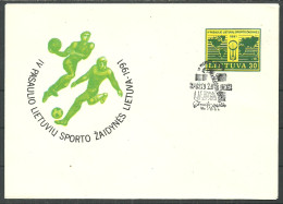 Lithuania Cover 1991 Year - Lituanie