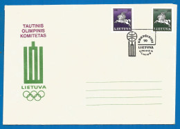 Lithuania Cover 1991 Year Olympic - Litouwen