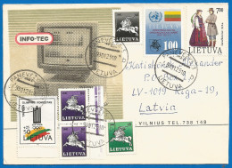 Lithuania Cover 1993 Year - Lithuania