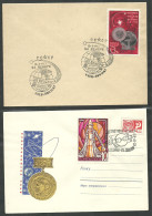 RUSSIA 1967-69 Years, 2 Covers SPACE - Storia Postale