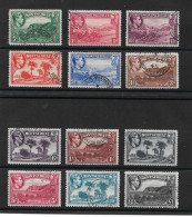 MONTSERRAT 1938 - 1948 SET SG 101a/112 FINE USED Cat £80 - Montserrat