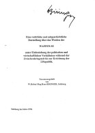 Rechtliche Und Zeitgeschichtliche Darstellung über Das Werden Der Waffen SS, Von H. Biringer - 1939-45