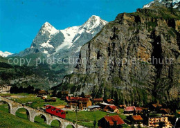 12928884 Muerren BE Allmendhubelbahn Blick Zu Eiger Und Moench Berner Alpen Muer - Other & Unclassified