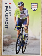 Card Alexy Faure Prost - Team Intermarche-Wanty - 2024 - Cycling - Cyclisme - Ciclismo - Wielrennen - Cyclisme