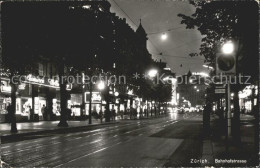 12922428 Zuerich Bahnhofstrasse Bei Nacht Zuerich - Otros & Sin Clasificación