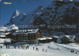 12921254 Muerren BE Skischulplatz Mit Eiger Und Moench Muerren - Sonstige & Ohne Zuordnung