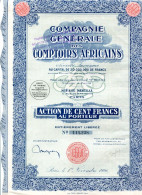 COMPAGNIE GÉNÉRALE Des COMPTOIRS AFRICAINS (II) - Africa