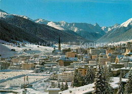 12915248 Davos GR Mit Eisbahn Buehlenhorn Tinzenhorn Piz-Michel Davos - Other & Unclassified