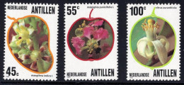 Netherlands Antilles 1983 Fruit Flowers Flora Blumen MNH - Antillen