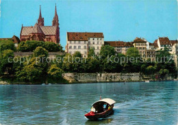 12910984 Basel BS Rheinfaehre Leu Kirche Basel - Andere & Zonder Classificatie