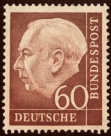 Alemania Republica Federal   1954 - Mi 190 *, Theodor Heuss - Gebruikt