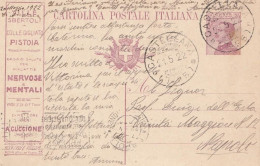 2305 - REGNO - Intero Postale Pubblicitario " VILLE SBERTOLI " Da Cent.25 Del 1922 Da Castellana A Napoli - Pubblicitari