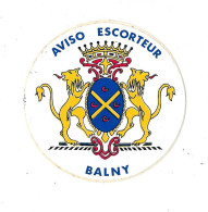 (auto-collant ) AVISO ESCORTEUR      BALNY - Schiffe