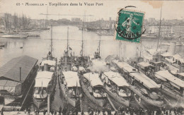 13-Marseille Torpilleurs Dans Le Vieux-Port - Alter Hafen (Vieux Port), Saint-Victor, Le Panier
