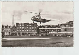 Vintage Rppc Sabena Belgian World Airlines Sikorsky Helicopter @ Rotterdam Heliport - 1919-1938: Entre Guerres