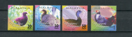 Malaysia 2000 MiNr. 915 - 919 Birds, Pheasants 4 V MNH** 4.00 € - Gallináceos & Faisanes