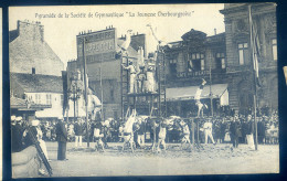 Cpa Du 50 Cherbourg -- Pyramide De La Société De Gymnastique -- La Jeunesse Cherbourgeoise   STEP128 - Cherbourg