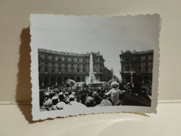 Italy Small Photo Italia Foto Roma Annuale Dell'Impero Celebrazione Fascista Militari Coloniali Piazza Esedra - Europe