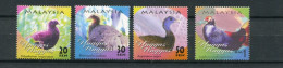 Malaysia 2000 MiNr. 915 - 919 Birds, Pheasants 4 V MNH** 4.00 € - Malesia (1964-...)