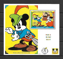 Disney Tanzania 1992 Mickey's Portrait Gallery MS #2 MNH - Disney