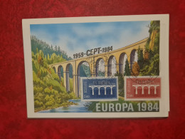 Carte Maximum 1984 PARIS EUROPA - 1980-1989