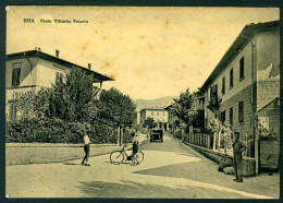 BF056 STIA - VIALE VITTORIO VENETO - ANIMATA - AREZZO 1950 CIRCA - Altri & Non Classificati