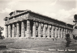 AD111 Capaccio (Salerno) - Paestum - Tempio Di Nettuno - Archeologia Archeology Archeologie / Viaggiata 1966 - Otros & Sin Clasificación