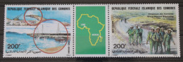 Komoren 735-736 Postfrisch Dreierstreifen #WP114 - Isole Comore (1975-...)