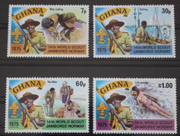 Ghana 613-616 Postfrisch Pfadfinder #WP171 - Ghana (1957-...)