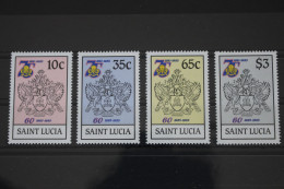 St. Lucia 728-731 Postfrisch Pfadfinder #WP196 - St.Lucia (1979-...)