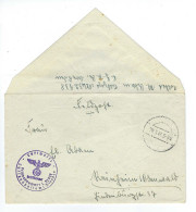 Lettre En Franchise Feldpost Avec Cachet LUFTWAFFE  FPN 32938 De 1943 ( DRESDE, DRESDEN) - Aviation Allemande ( 6 Scans) - Storia Postale