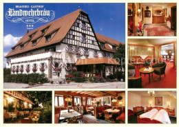 73788456 Reichelshofen Hotel Restaurant Brauerei Landwehrbraeu Gastraeume Zimmer - Autres & Non Classés