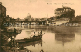 73788329 Roma  Rom IT Il Tevere E Castel Sant'Angelo  - Autres & Non Classés