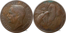 Italie - Royaume - Victor-Emmanuel III - 10 Centesimi 1932 R - TTB/XF45 - Mon6373 - 1900-1946 : Vittorio Emanuele III & Umberto II