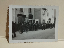 Italia Foto Piccola FOIANO DELLA CHIANA Discorso Del Duce Mussolini. Negozi Espresso ESSO Motor Oil. 1936 - Europe