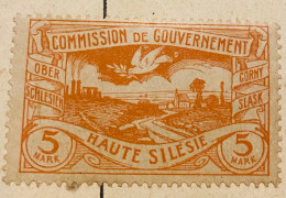 SILÉSIE/HAUTE-SILÉSIE 29, Neuf Avec Gomme Originale 1920 - GROS DÉFAUTS - Unused Stamps