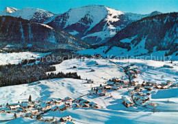 73788276 Steibis Winterpanorama Allgaeuer Alpen Steibis - Oberstaufen