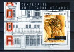 FR 2019--1/2 FEUILLET 5313 " Centenaire Du Théatre MOGADOR "  1 Timbre à 1.30 € -  Architecture Illustrée-neuf** - Ungebraucht